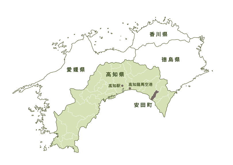 やすだじかん 安田町マップ